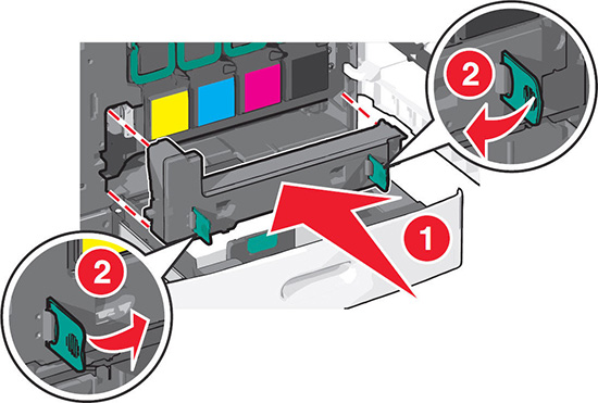 Konica Minolta Waste Toner Box WX-108 bizhub 300i 360i 450i 550i 650i 750i  Part number AD1Y0Y1